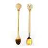 stainless steel spoon with zinc alloy head